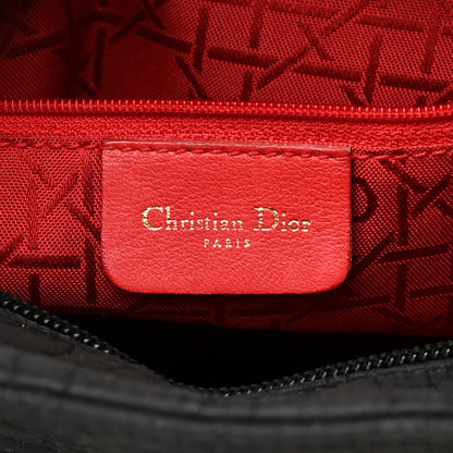 Christian Dior Nylon Cannage Large Lady Dior Black 6 of 11