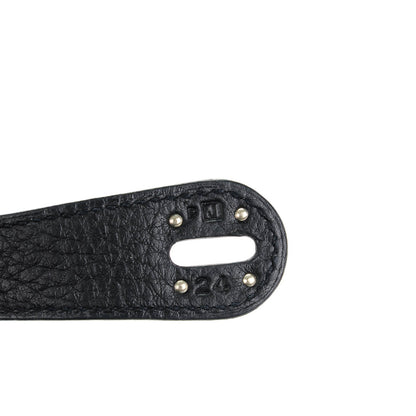 Hermes Taurillon Clemence Lindy 34 Black 8 of 9