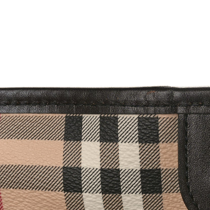 Burberry Haymarket Check Small Canterbury Tote Chocolate 11 of 12