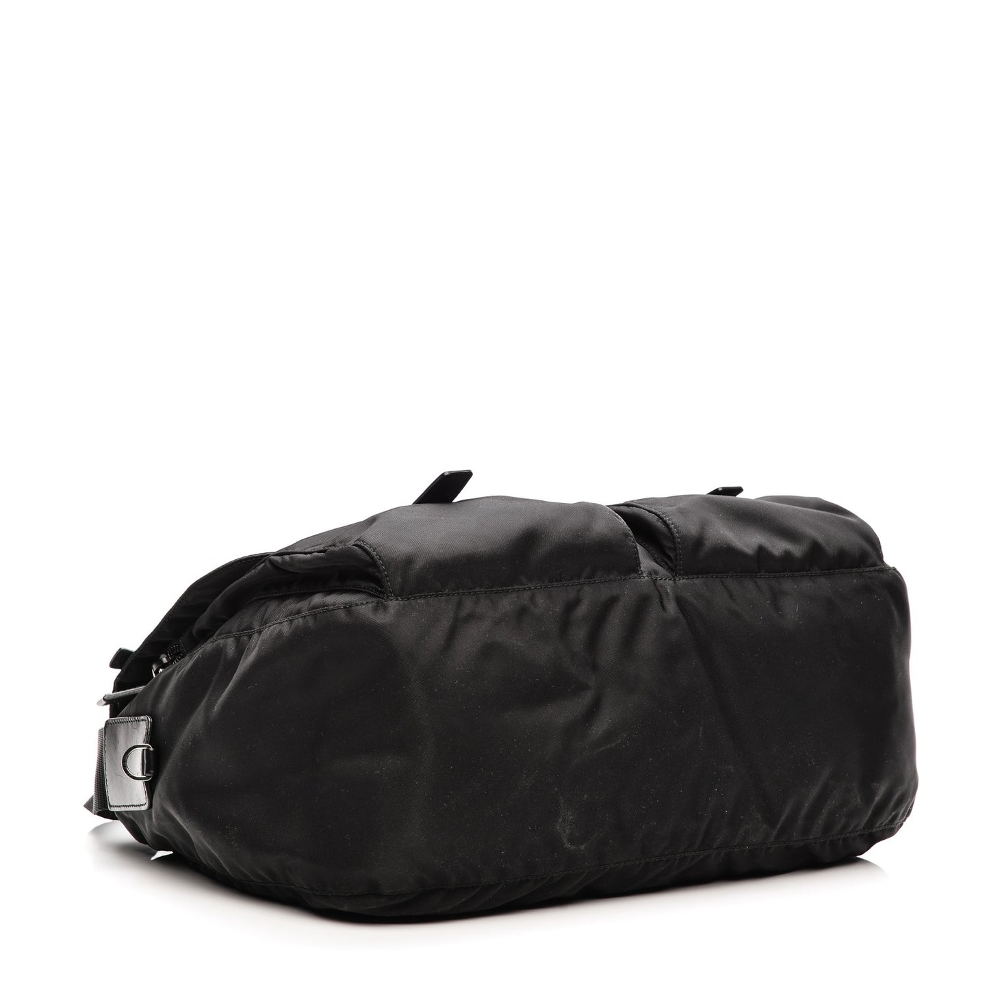 Nylon Vela Messenger Bag Black