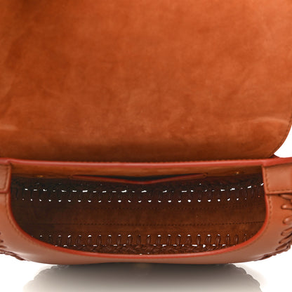 Christian Dior Grained Calfskin Medium Whipstitched Bobby Bag Dark Tan 5 of 25