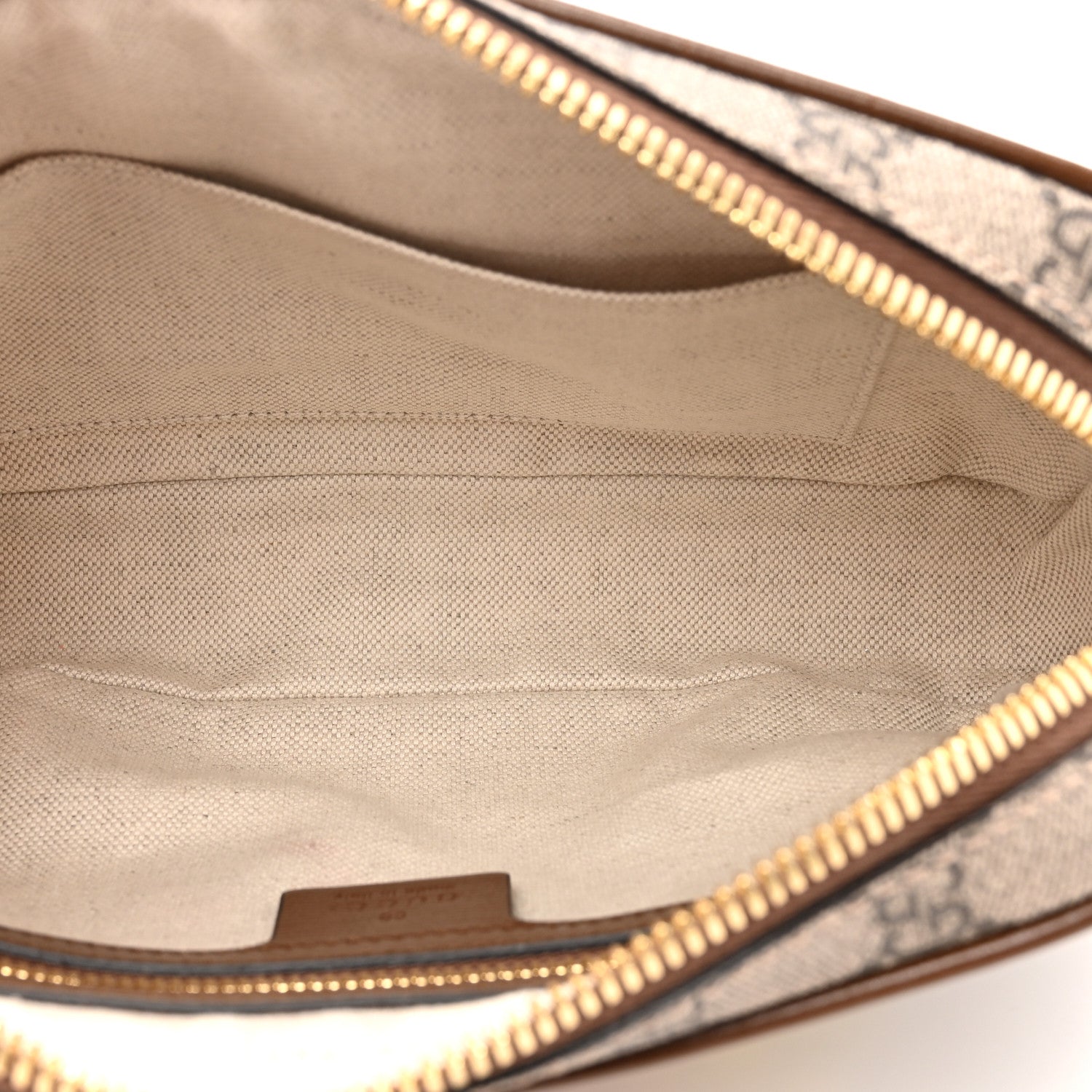 Gucci GG Supreme Monogram Azalea Calfskin Fake/Not Small Retro Interlocking G Belt Bag 80 32 80 32 Beige Ebony Brown Sugar 5 of 11