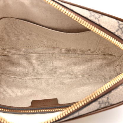 Gucci GG Supreme Monogram Azalea Calfskin Fake/Not Small Retro Interlocking G Belt Bag 80 32 80 32 Beige Ebony Brown Sugar 5 of 11