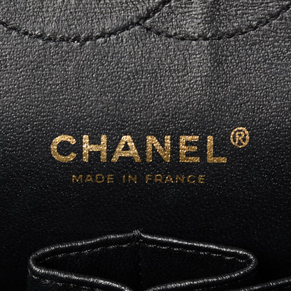Chanel Metallic Brocade Quilted Medium Double Flap Dark Grey 6 of 11