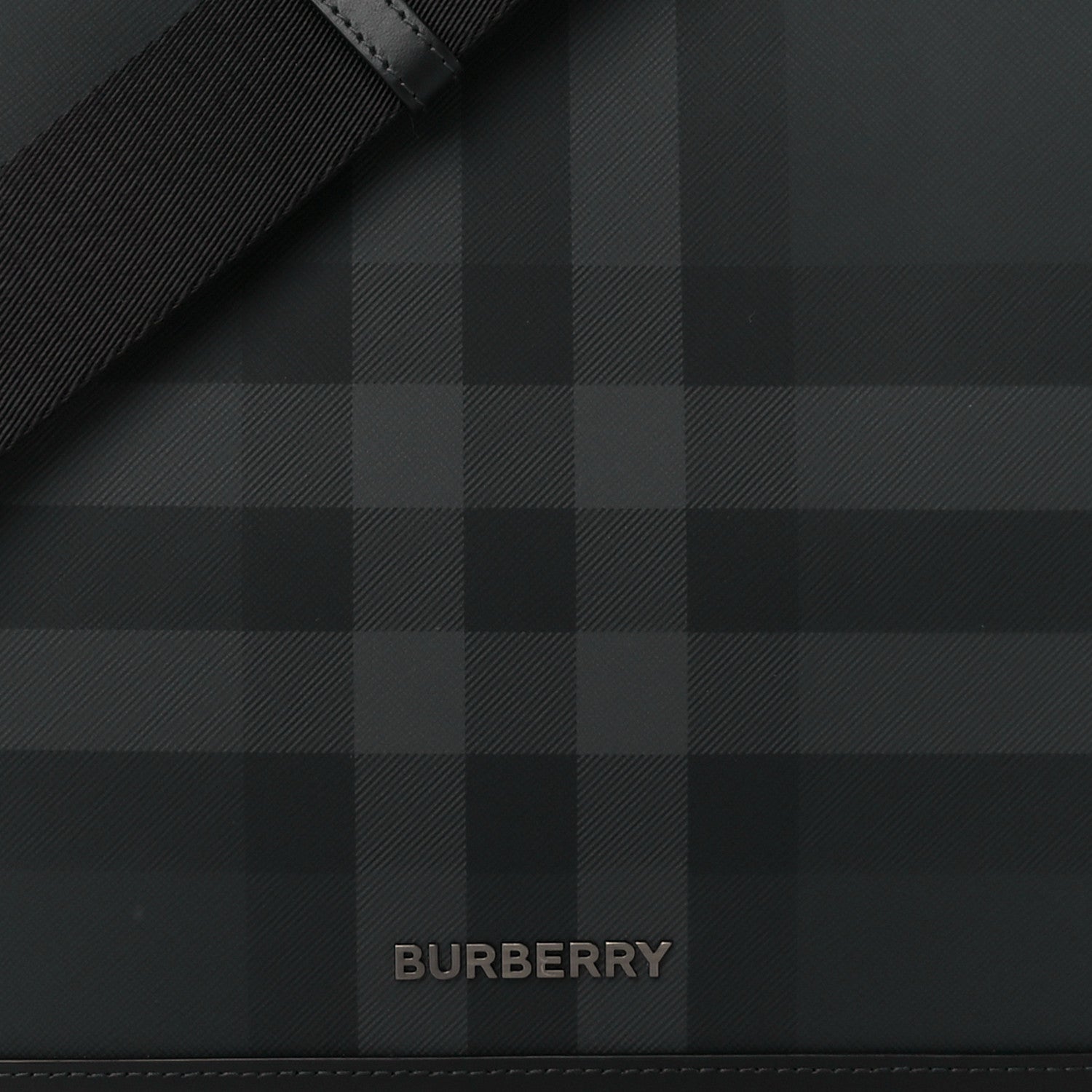 Burberry London Check Alfred Messenger Charcoal 9 of 11