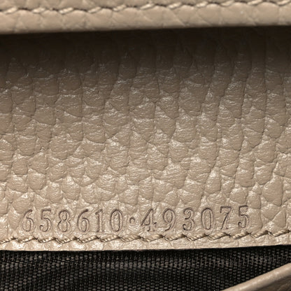 Gucci Dollar Calfskin GG Supreme Monogram GG Marmont Card Case Beige Mystic White Oatmeal 7 of 7