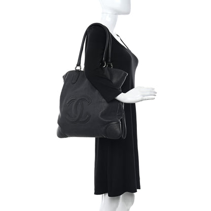 Chanel Washed Calfskin Drawstring Tote Black 2 of 22