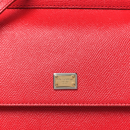 Dolce & Gabbana Dauphine Small Miss Sicily Satchel Red 7 of 10