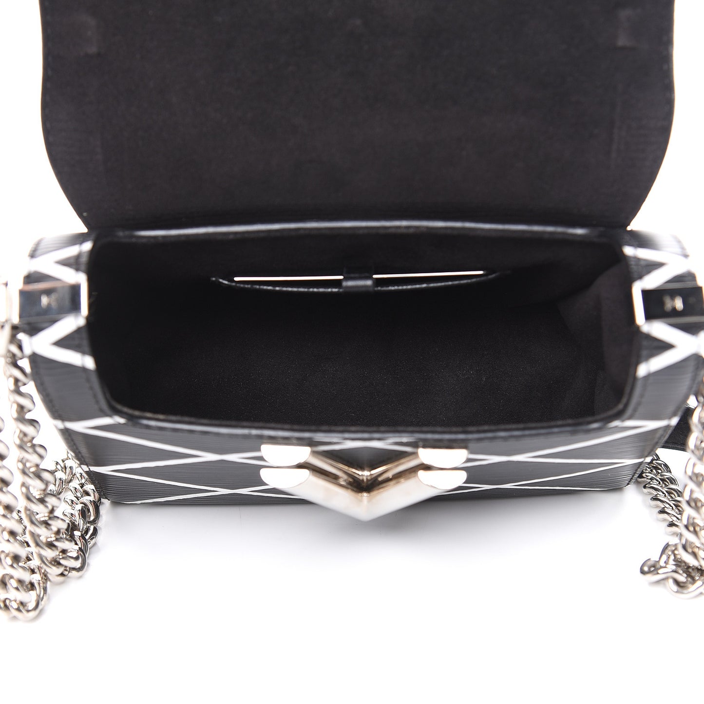 Epi Malletage Twist Shoulder Bag PM Black