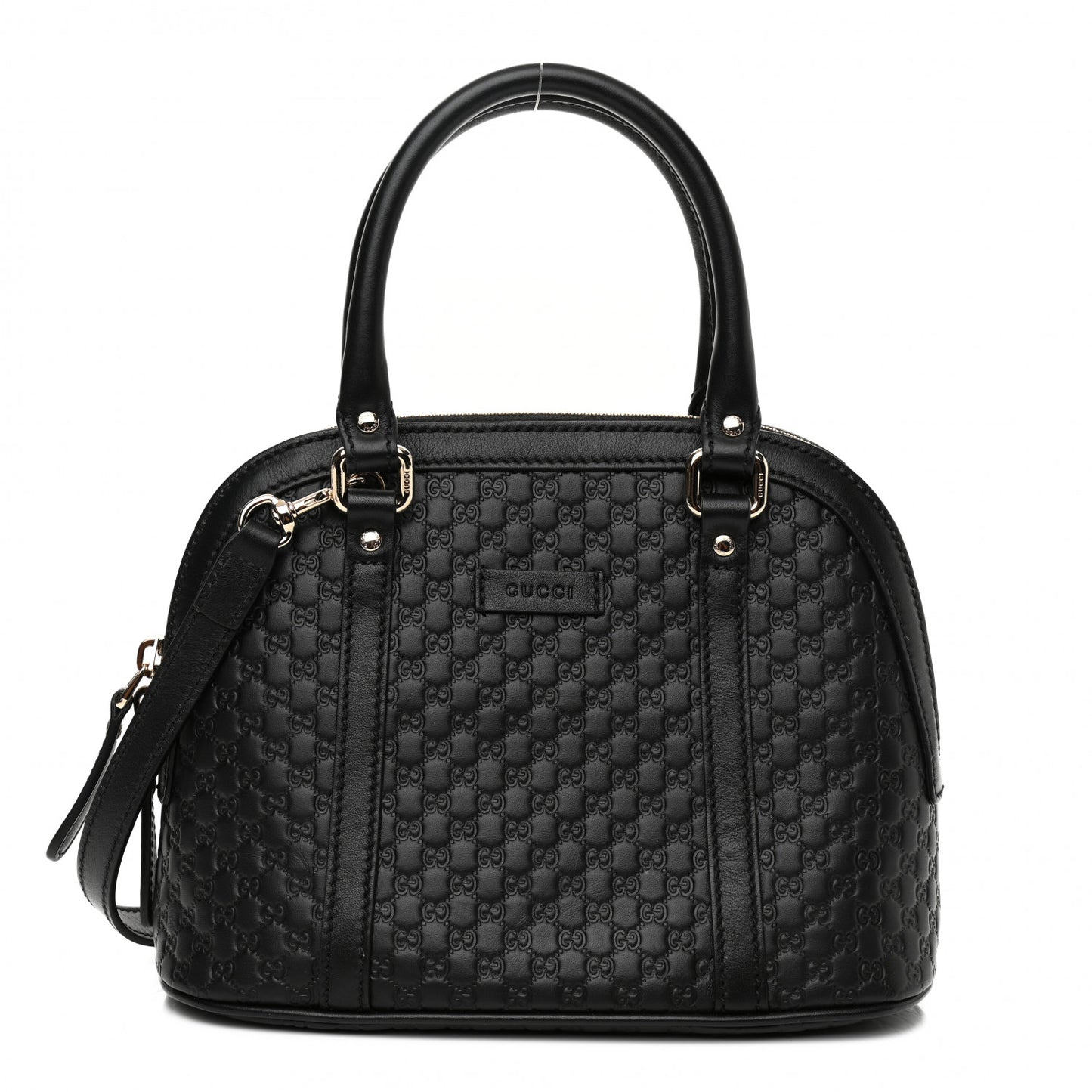 Microguccissima Mini Dome Bag Black