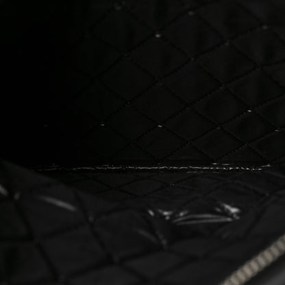 Chanel Patent Calfskin Quilted Beauty CC Clutch Black 5 of 6