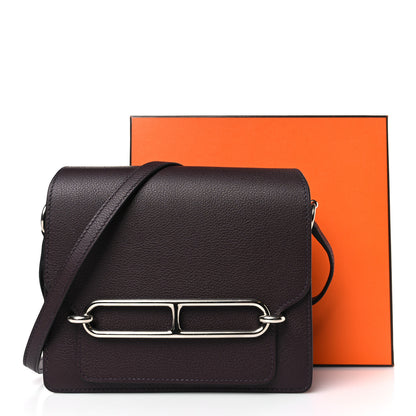 Hermes Evercolor Mini Sac Roulis Rouge Sellier 10 of 10