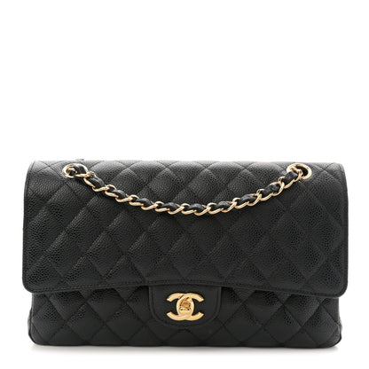Chanel Caviar Quilted Medium Double Flap Black 1 of 11