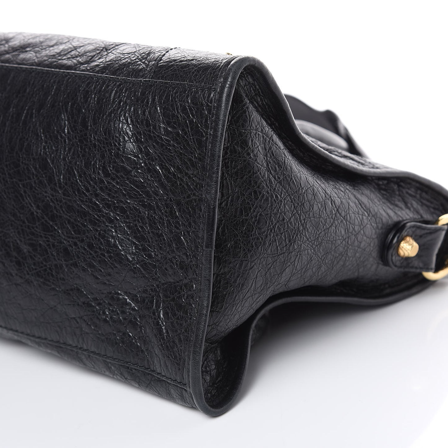 Agneau Giant 12 Gold Hardware Part Time Black