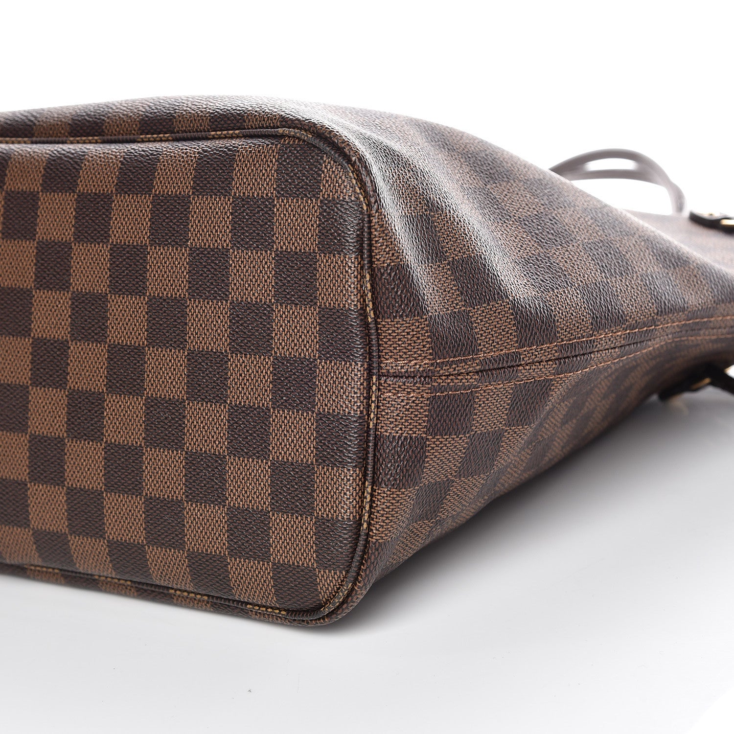 Louis Vuitton Damier Ebene Neo Neverfull MM Rose Ballerine 7 of 10
