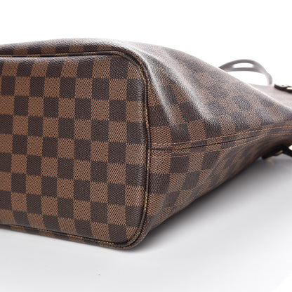 Louis Vuitton Damier Ebene Neo Neverfull MM Rose Ballerine 7 of 10