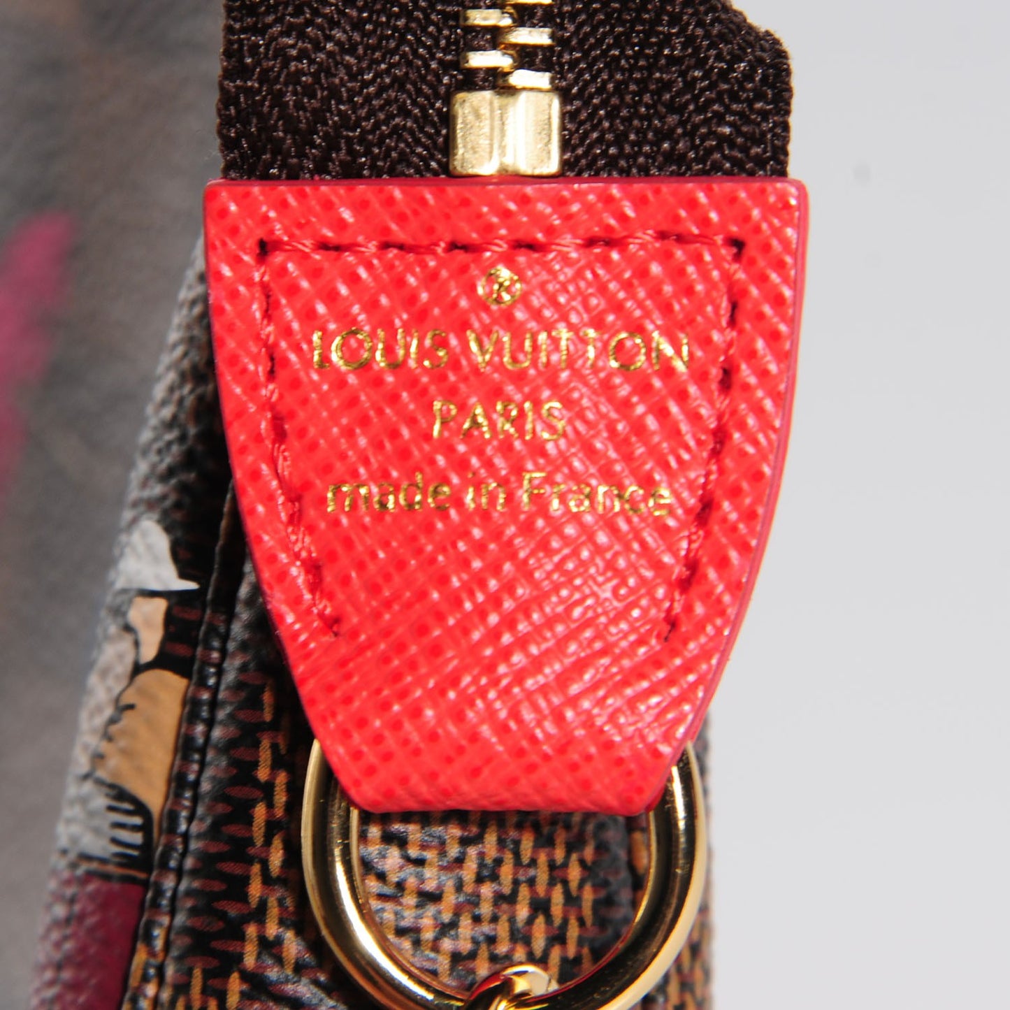 Damier Ebene 2015 Christmas Animation Mini Pochette Accessories