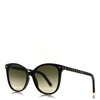 Louis Vuitton Acetate My Monogram Light Cat Eye Sunglasses Z1657W Black 1 of 8
