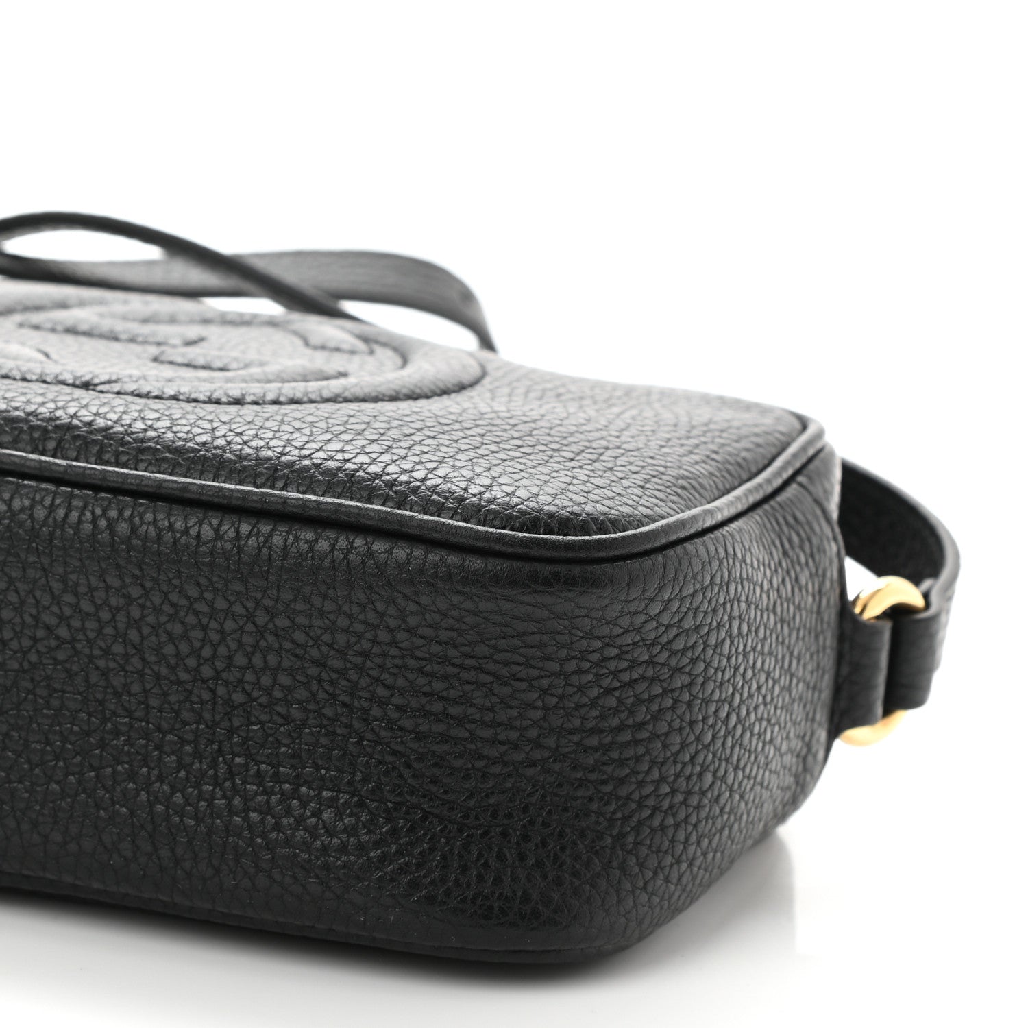 Gucci Pebbled Calfskin Mini Soho Disco Bag Black 8 of 8