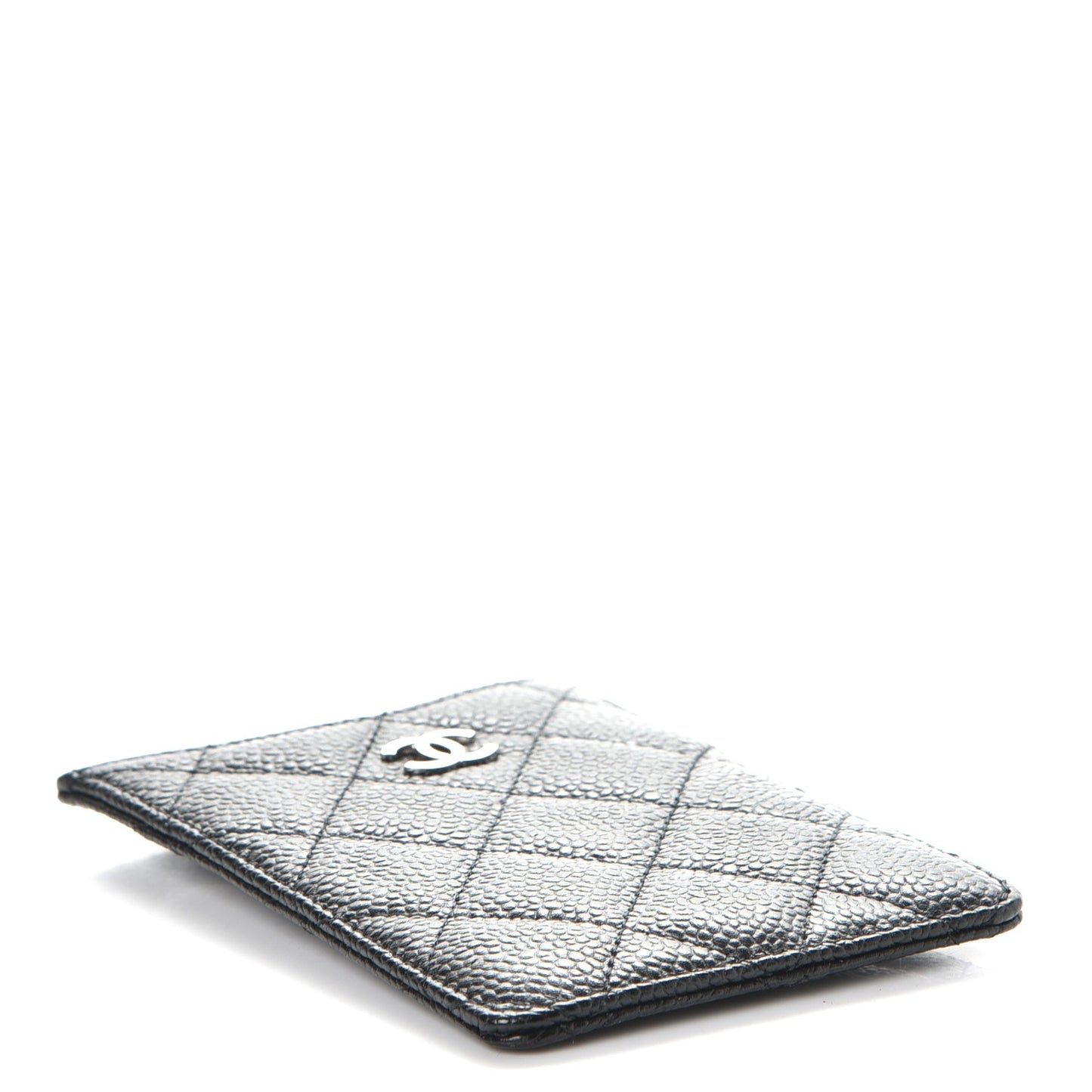 Caviar Quilted iPhone Case Black