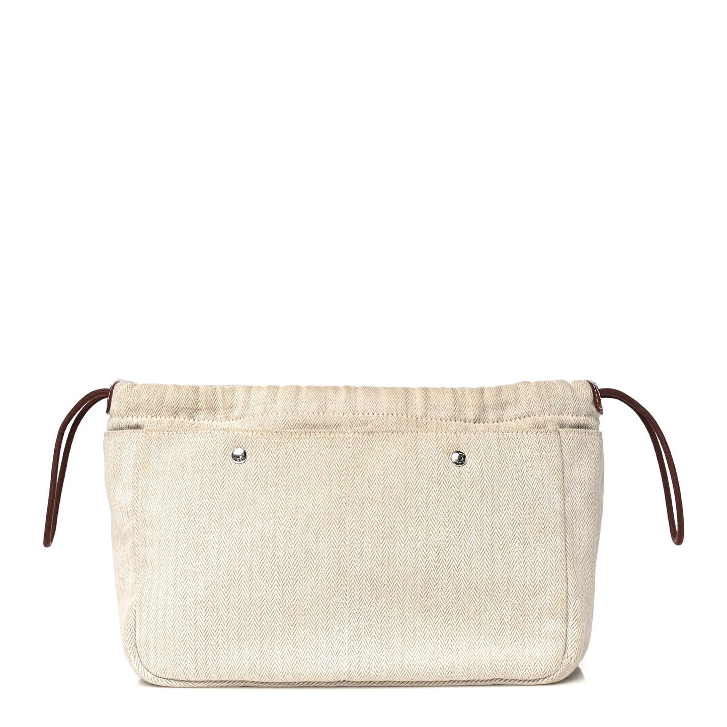 Canvas Barenia Fourbi 25 MM Pouch Naturel Fauve