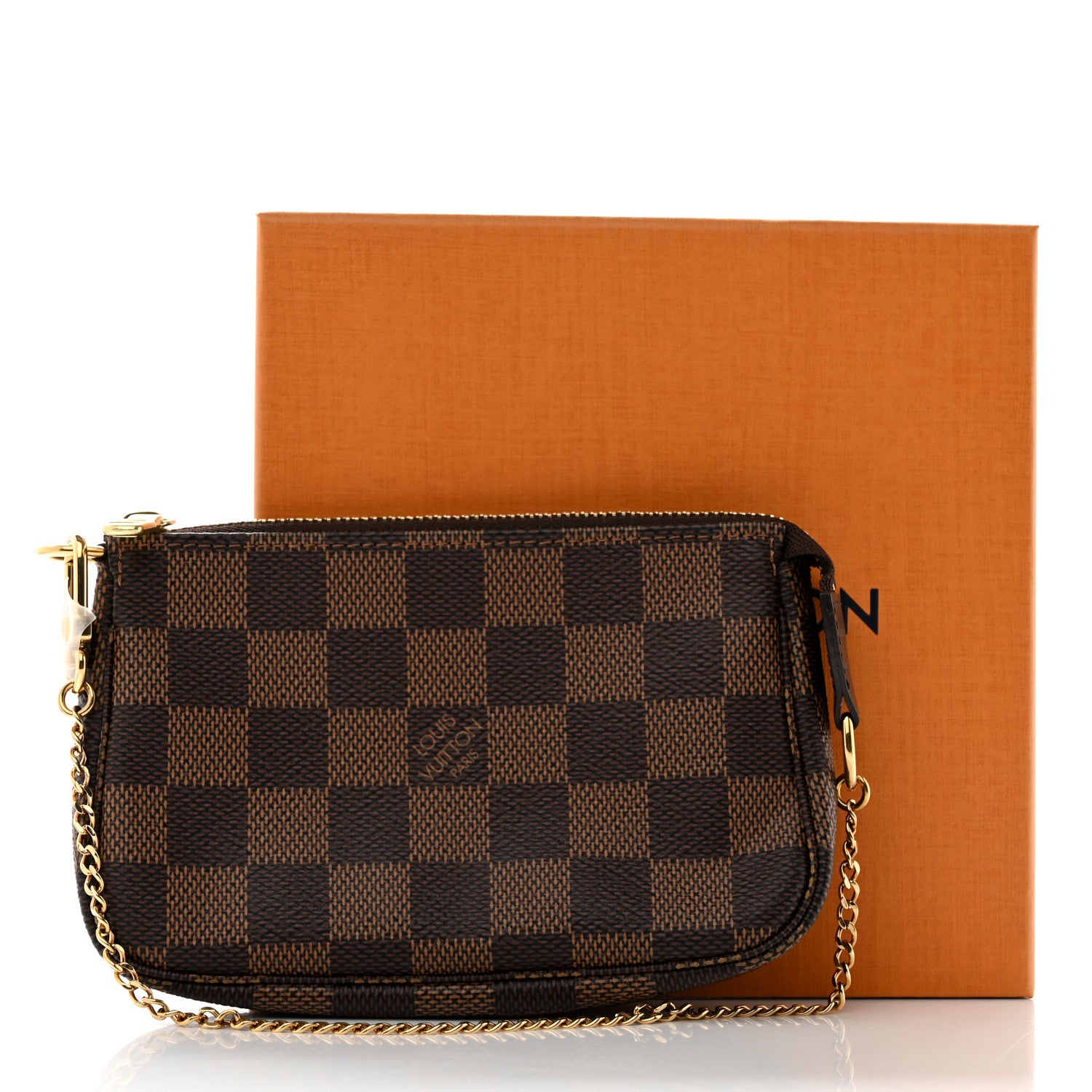 Louis Vuitton Damier Ebene Mini Pochette Accessories 8 of 8