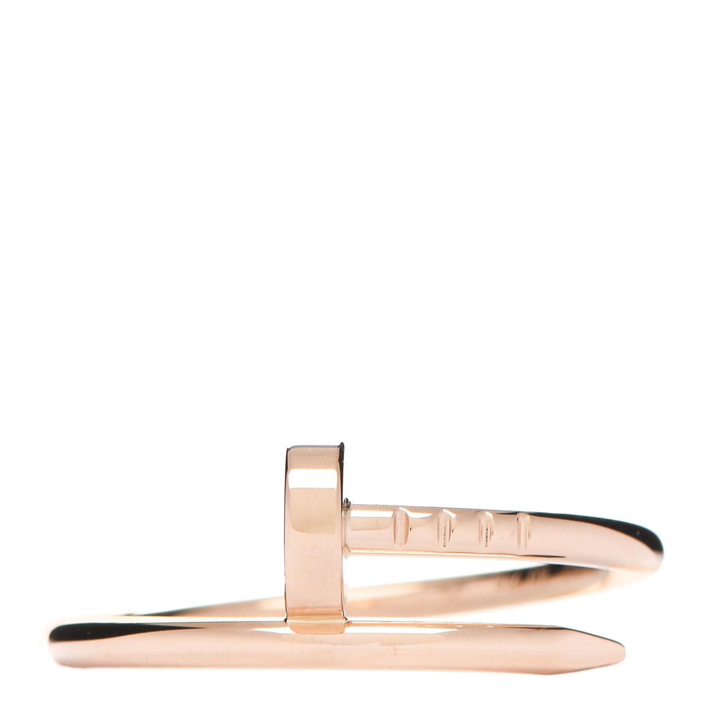 18K Pink Gold Small Juste Un Clou Ring 53 6.25