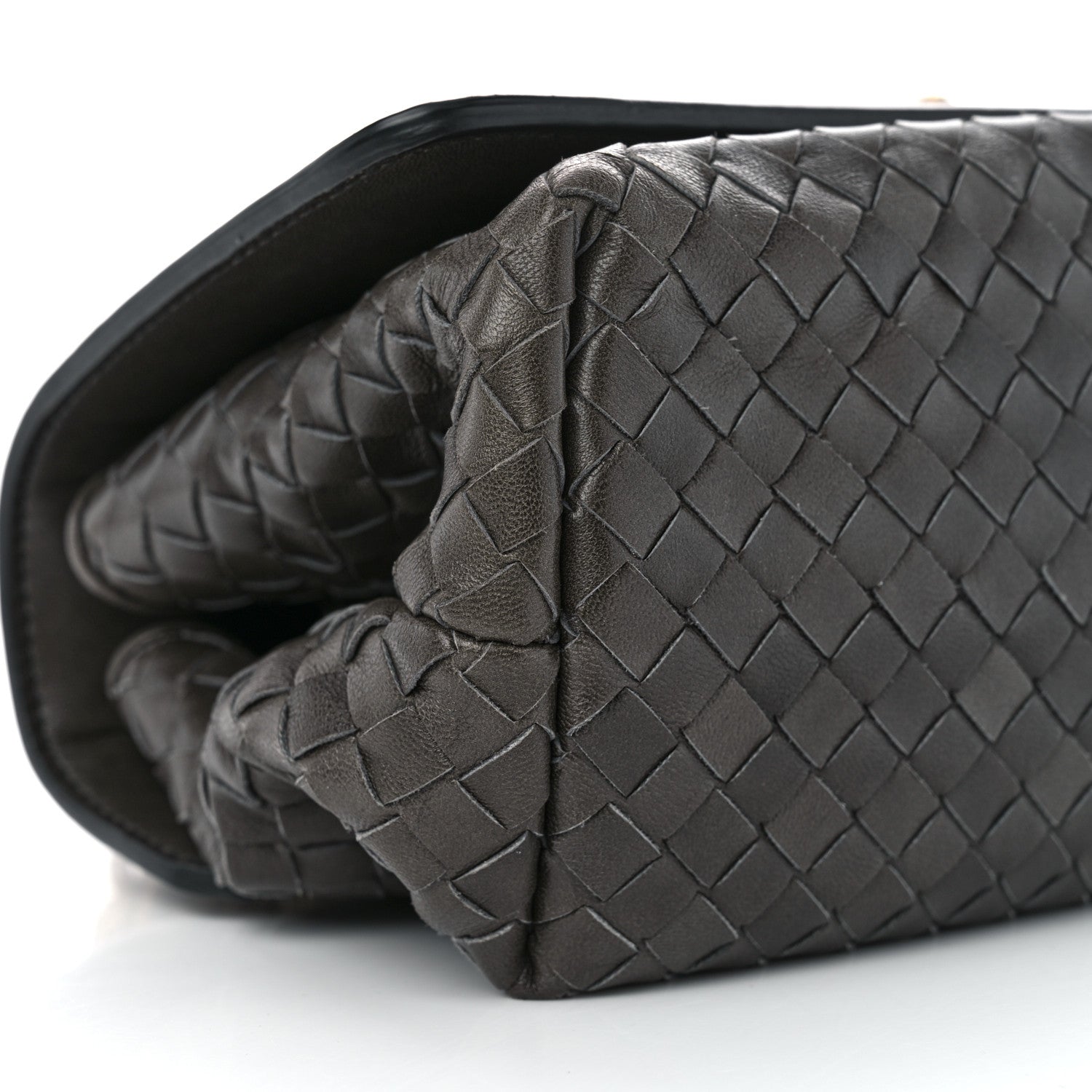 Bottega Veneta Nappa Intrecciato Olimpia Knot Bag Grey 9 of 10