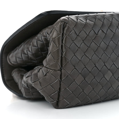 Bottega Veneta Nappa Intrecciato Olimpia Knot Bag Grey 9 of 10