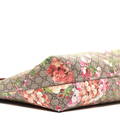 Gucci GG Supreme Monogram Blooms Medium Reversible Tote Beige Multicolor Dry Rose 8 of 9