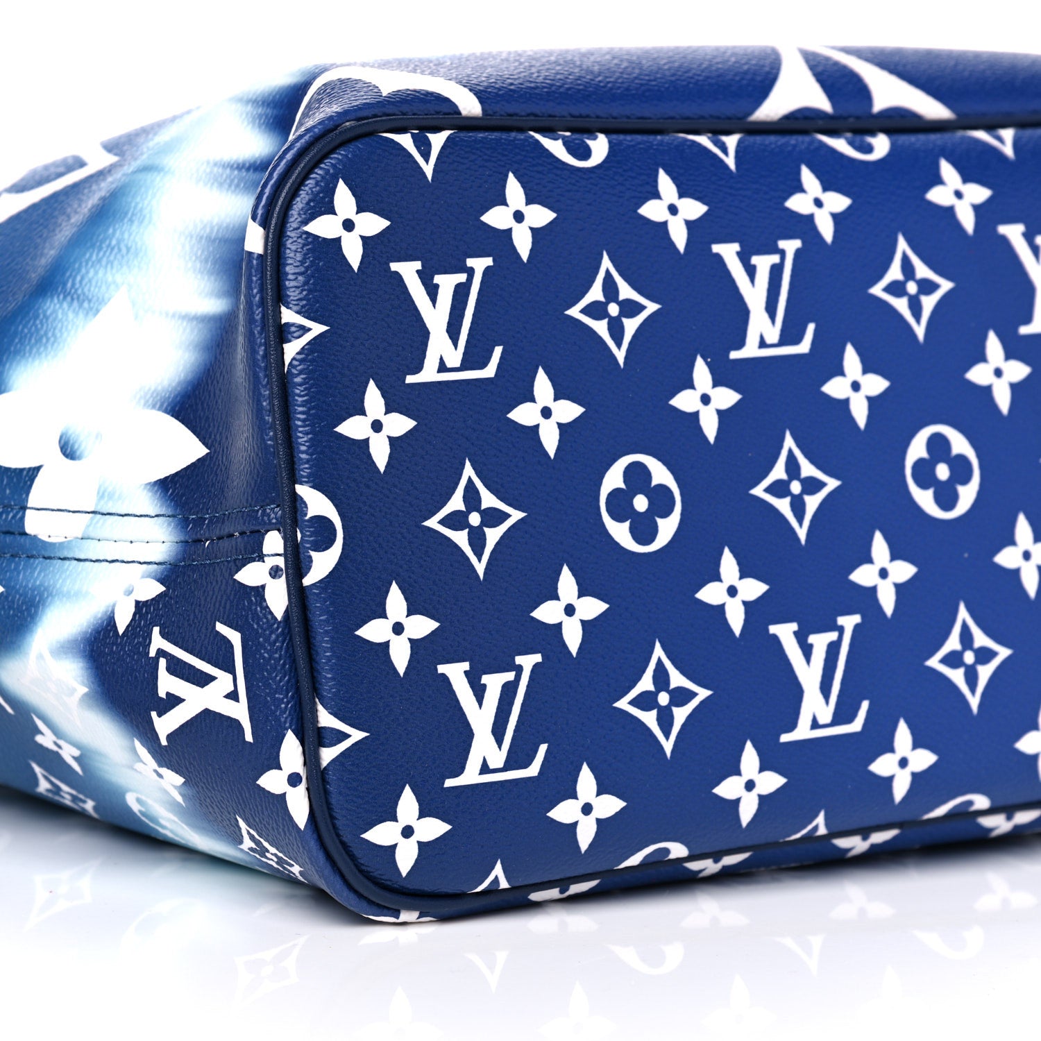 Louis Vuitton Monogram Escale Neverfull MM Blue 7 of 10
