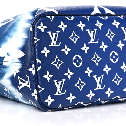 Louis Vuitton Monogram Escale Neverfull MM Blue 7 of 10