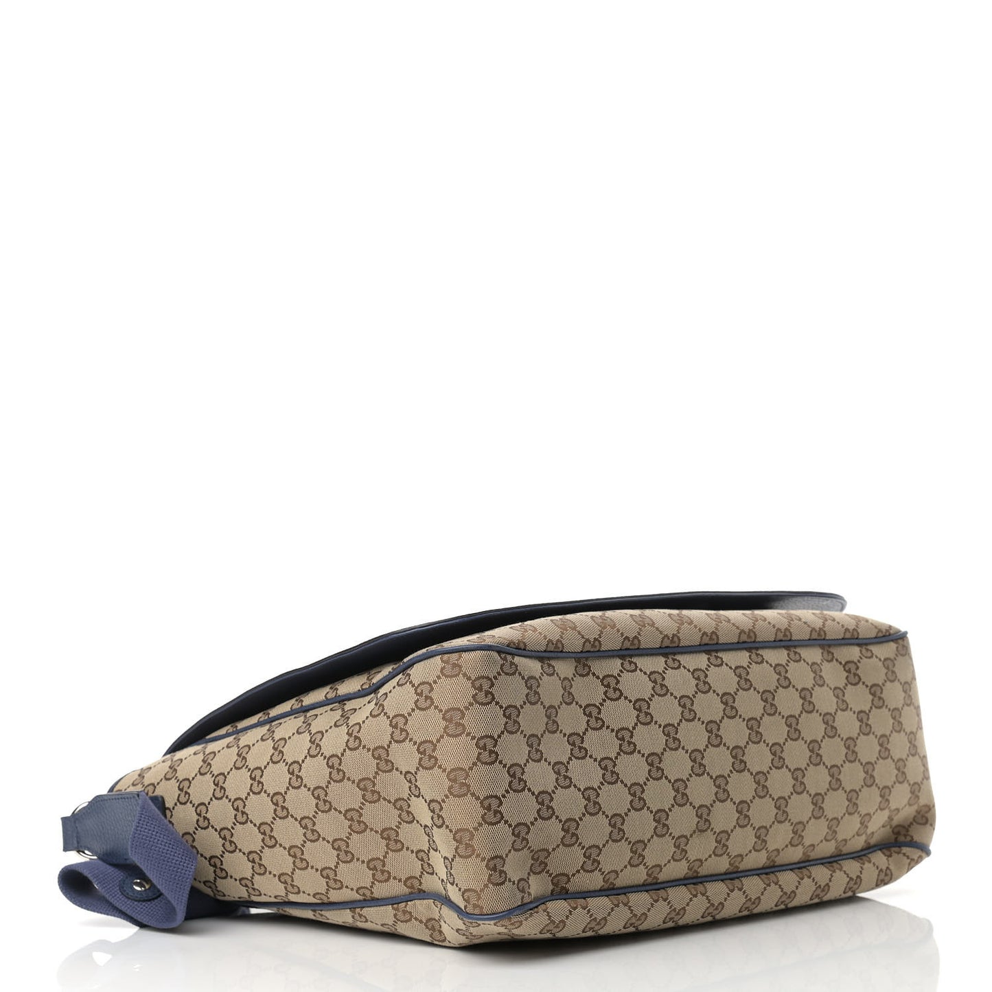 Monogram Convertible Diaper Bag Blue