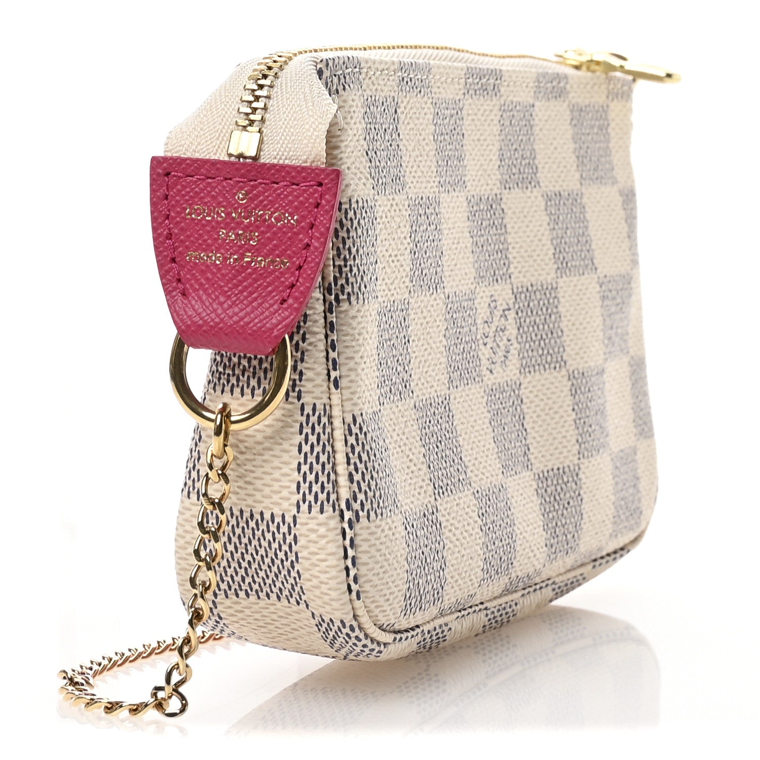 Louis Vuitton Damier Azur 2017 Christmas Animation Mini Pochette Accessories 3 of 7