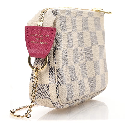 Louis Vuitton Damier Azur 2017 Christmas Animation Mini Pochette Accessories 3 of 7