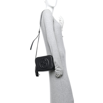 Gucci Pebbled Calfskin Small Soho Disco Bag Black 2 of 11