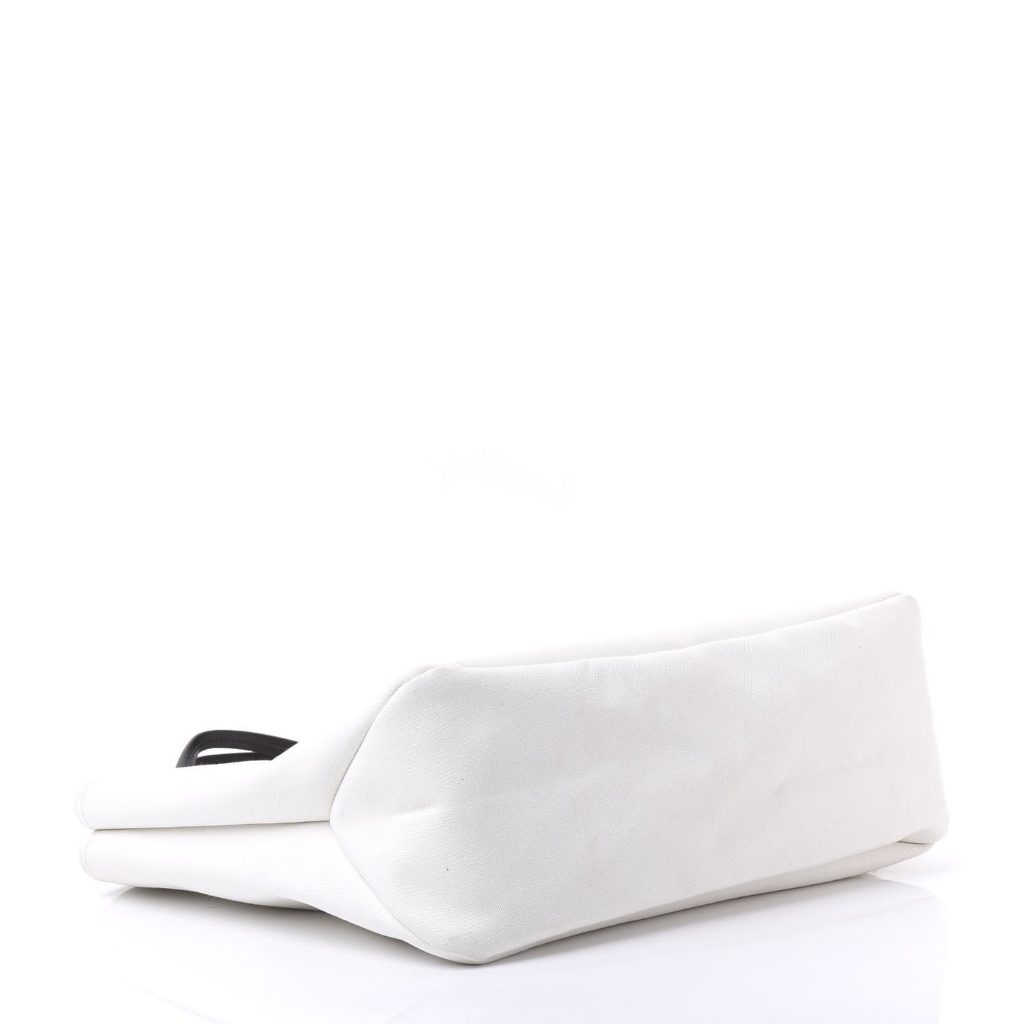 Canvas Racing Logo Tote White
