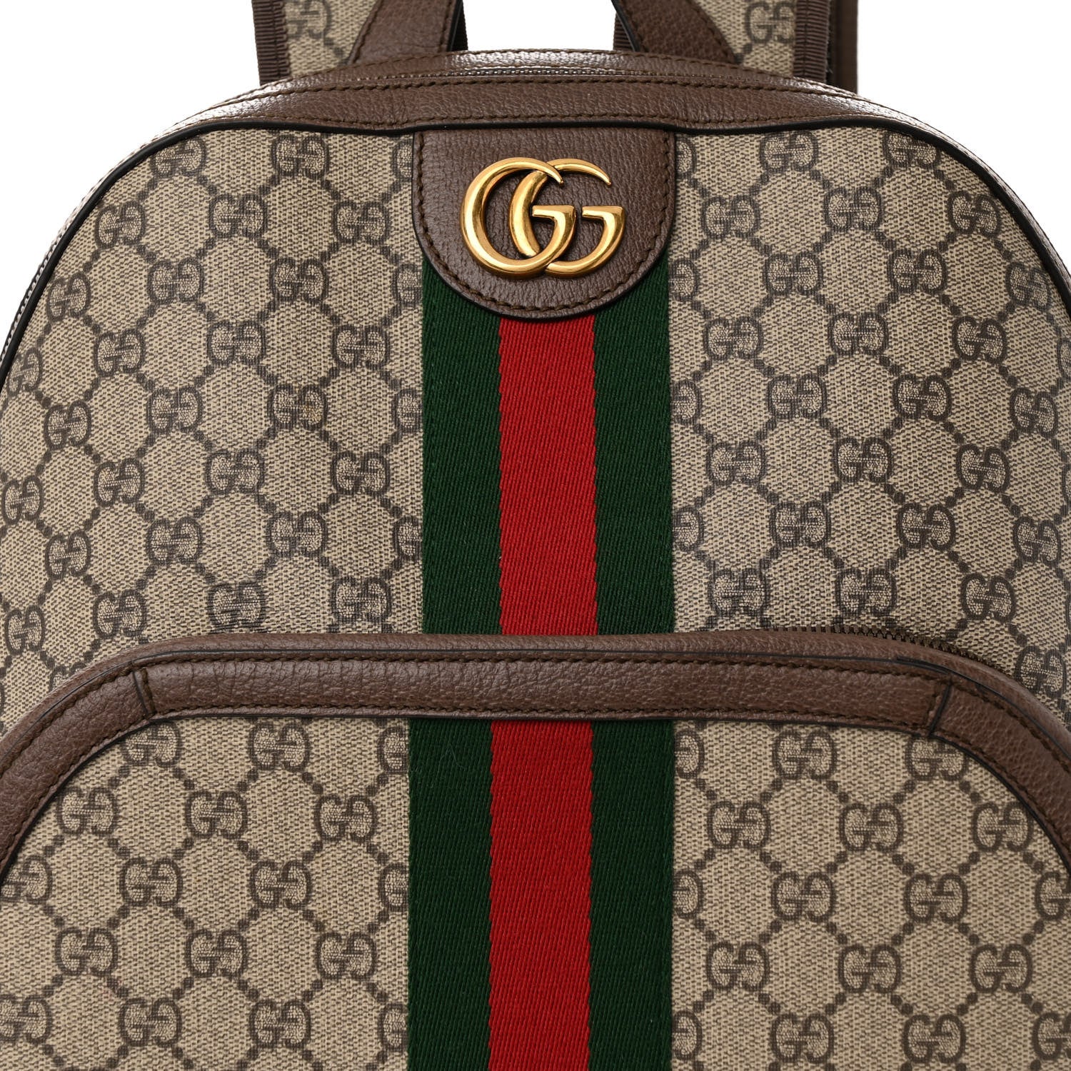 Gucci GG Supreme Monogram Medium Ophidia Day Backpack Brown 8 of 10