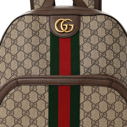 Gucci GG Supreme Monogram Medium Ophidia Day Backpack Brown 8 of 10