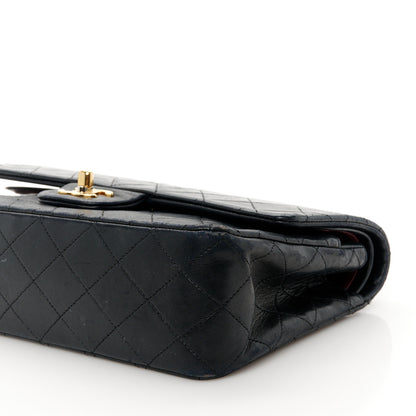 Chanel Lambskin Quilted Small Double Flap Black 12 of 14