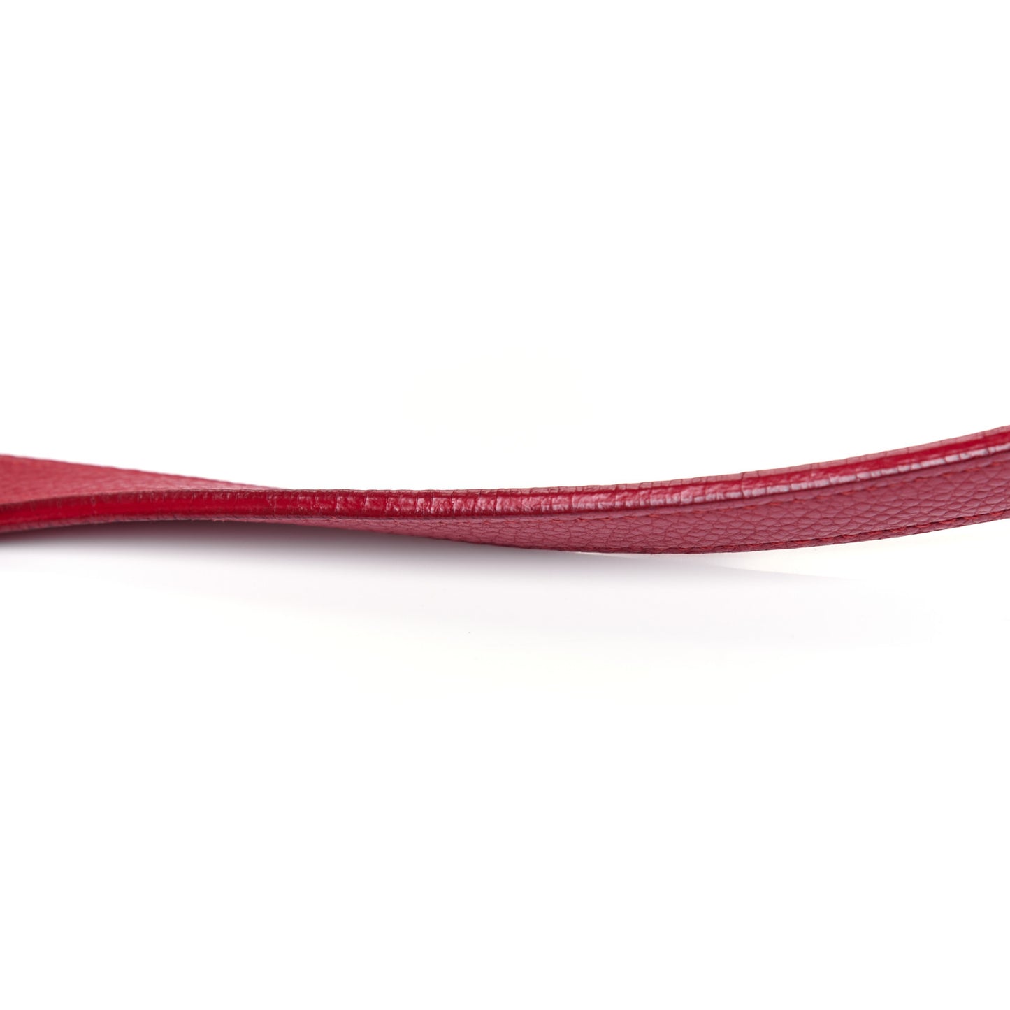 Grained Calfskin Small Moujik Top Handle Bag Red
