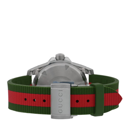 Gucci Stainless Steel Rubber 40mm Dive Automatic Watch Black 3 of 4