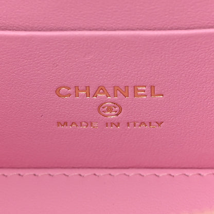 Chanel Caviar Quilted Sweetheart Vanity Case Pink 6 of 11