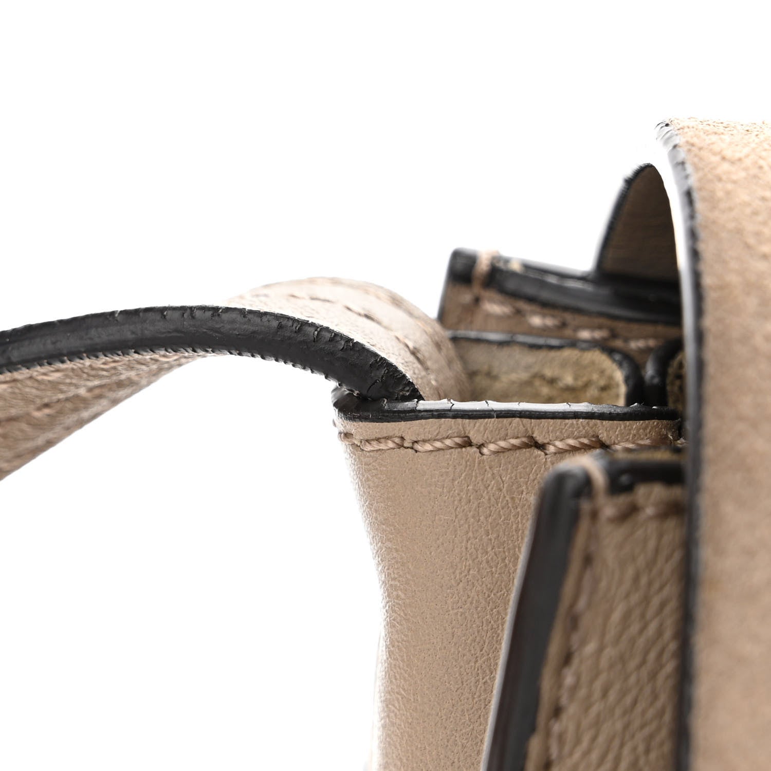 Chloe Suede Calfskin Small Faye Shoulder Bag Motty Grey 12 of 13