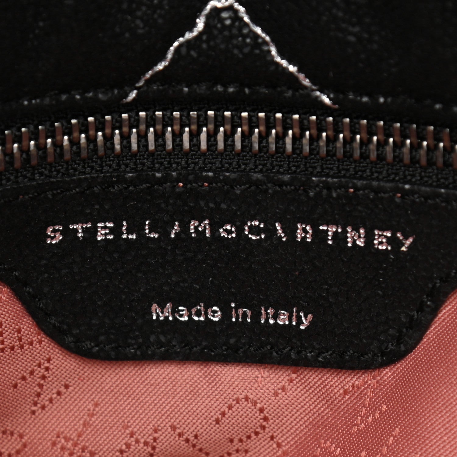 Stella McCartney Metallic Shaggy Deer Quilted Small Falabella Tote Black 5 of 9