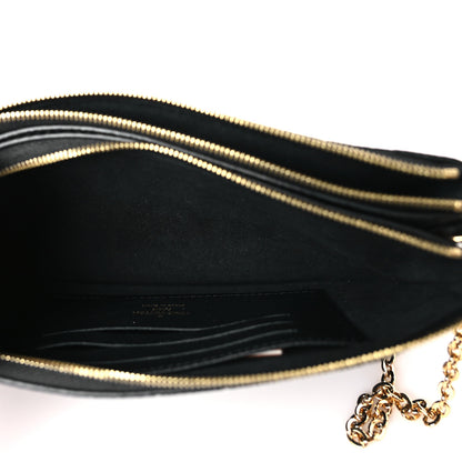 Louis Vuitton Empreinte Double Zip Pochette Black 6 of 10