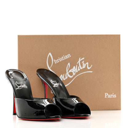 Christian Louboutin Patent Me Dolly 100 Sandals 40 Black 8 of 8
