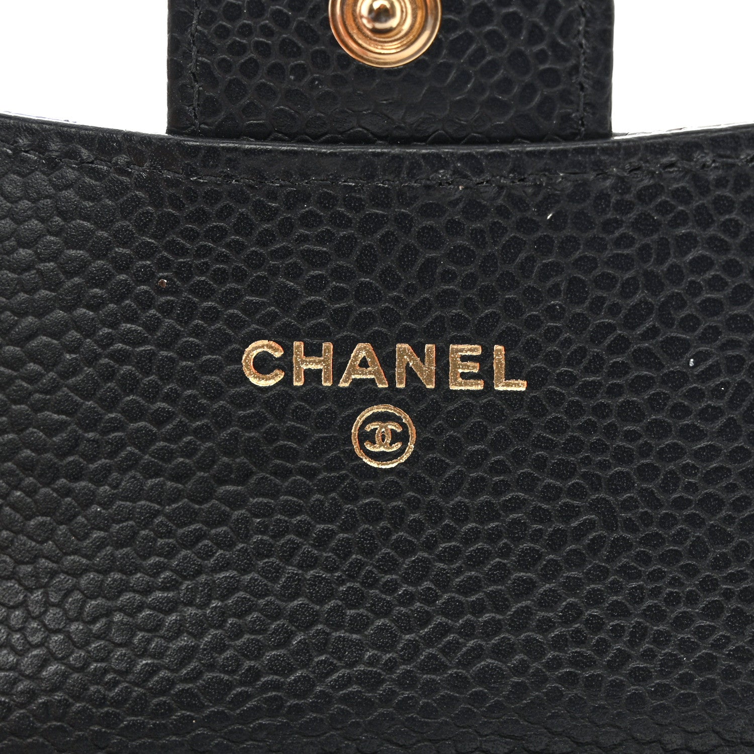 Chanel Caviar Quilted Flap Card Holder Wallet Black 6 of 11
