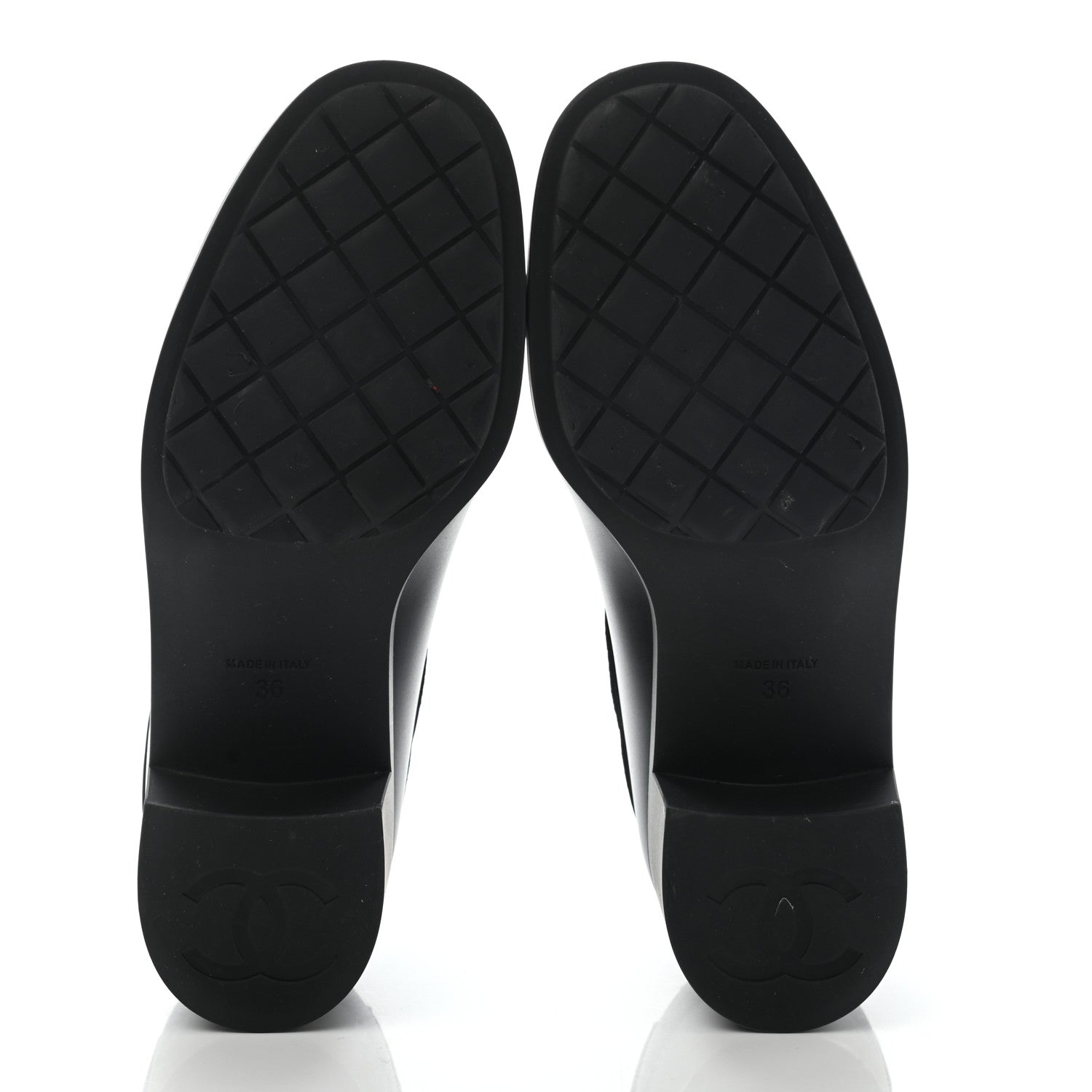 Chanel PVC CC Short Boots 36 Black 5 of 9