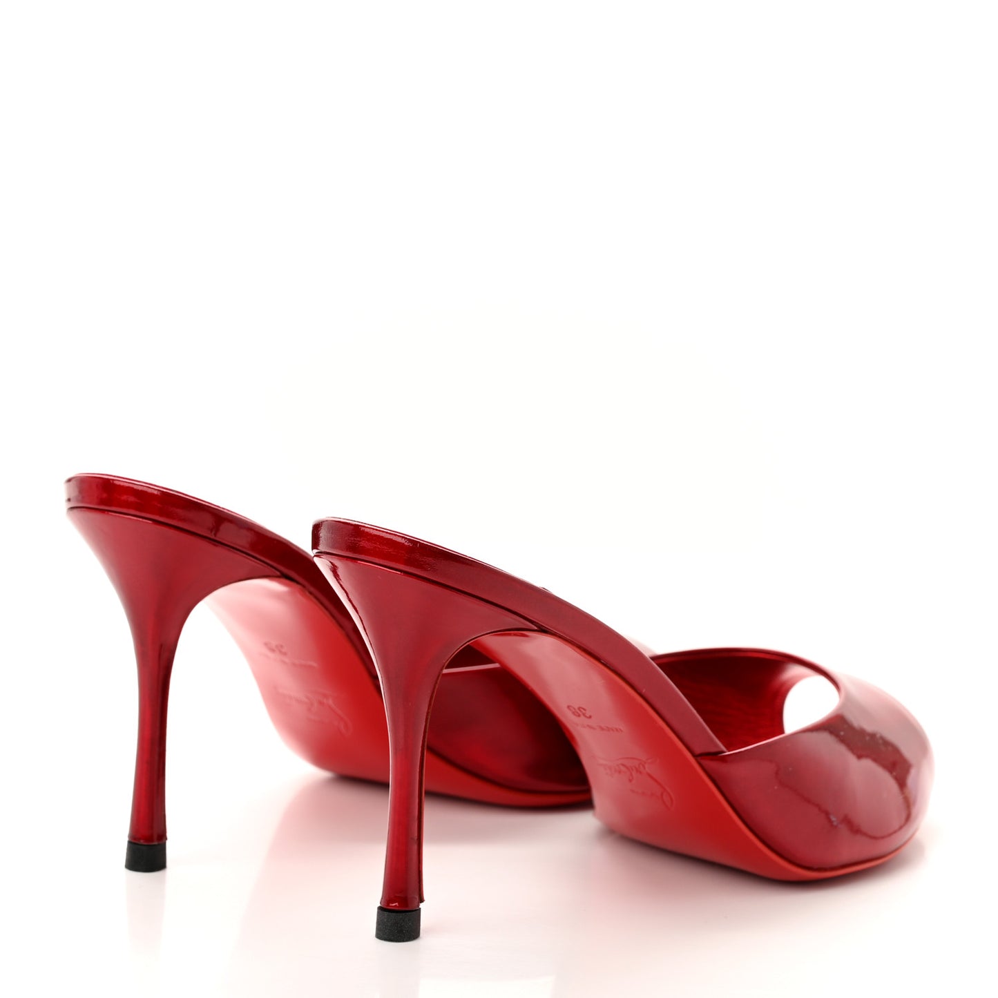 Metallic Patent Me Dolly 85 Pumps 38 Loubi